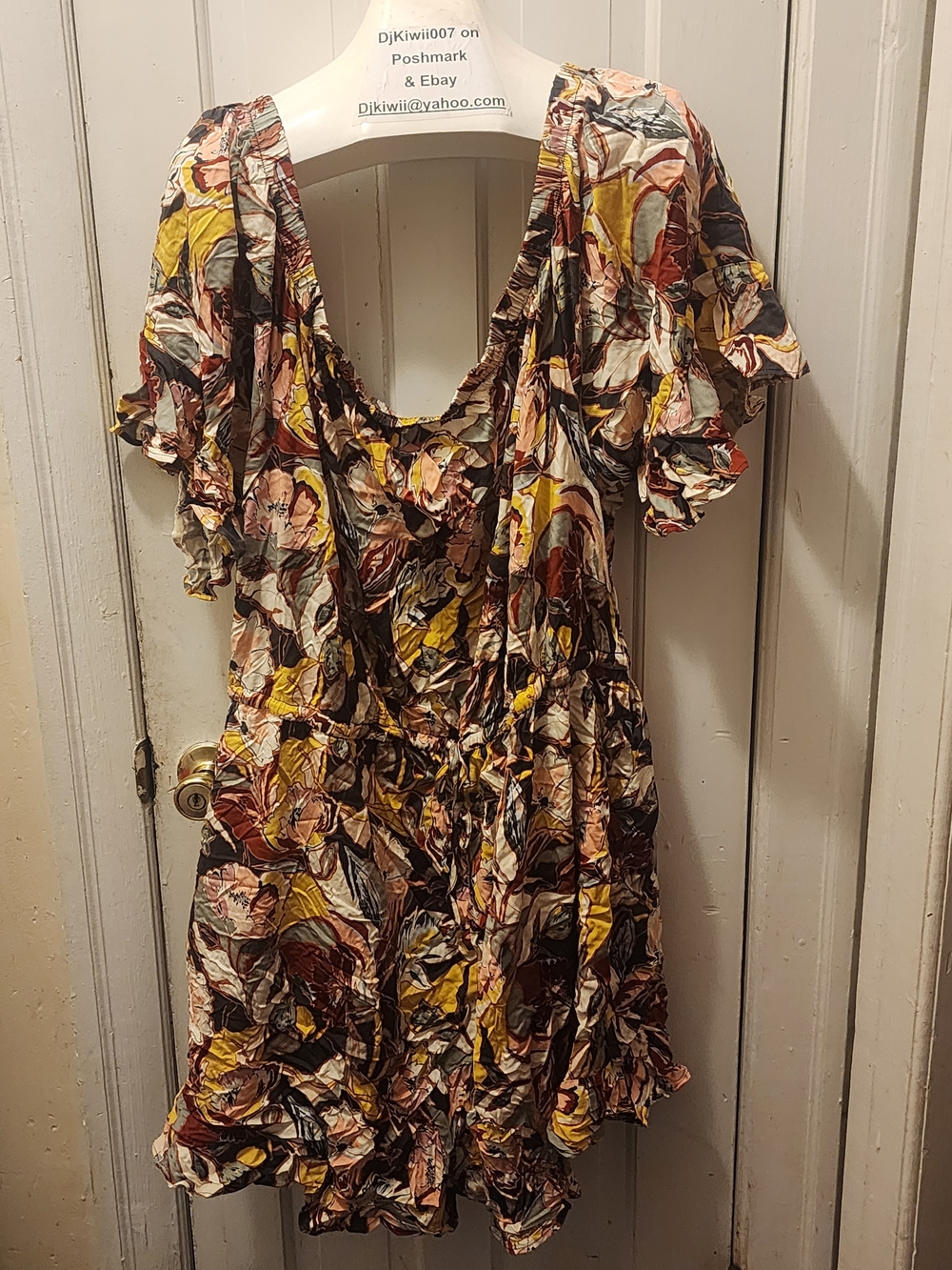 New! 4x [Torrid] Floral Off Shoulder Romper